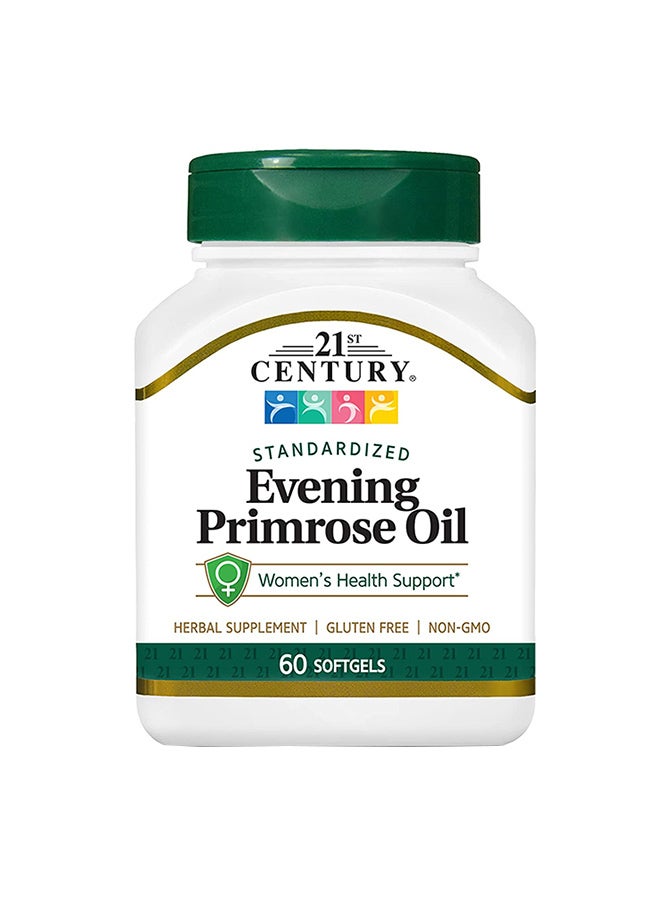 القرن الحادي والعشرون مكمل غذائي بزيت زهرة الربيع - 60 كبسولة هلامية - Image 1